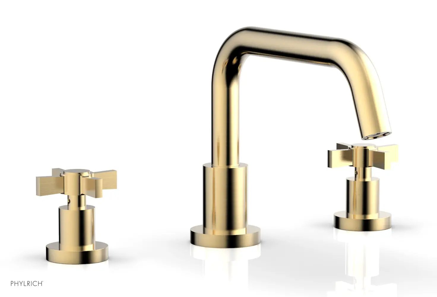 Phylrich BASIC Deck Tub Set - Blade Cross Handles by Phylrich