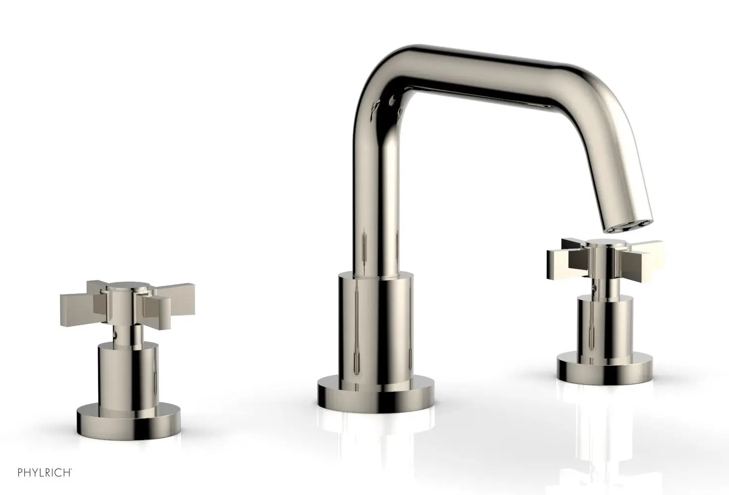 Phylrich BASIC Deck Tub Set - Blade Cross Handles by Phylrich