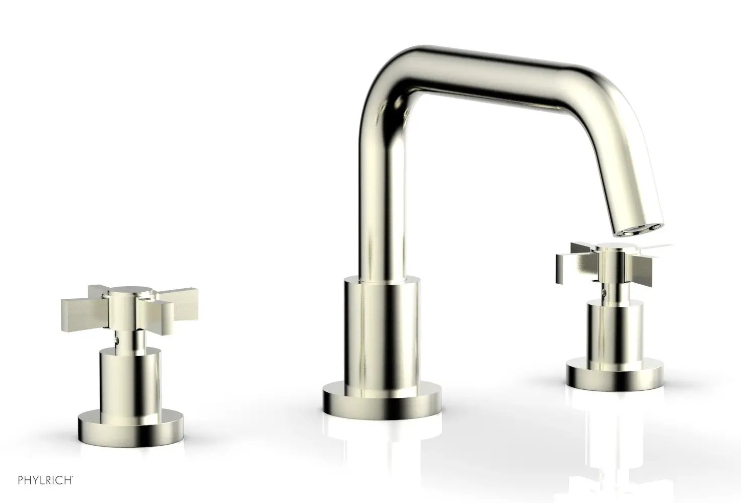 Phylrich BASIC Deck Tub Set - Blade Cross Handles by Phylrich