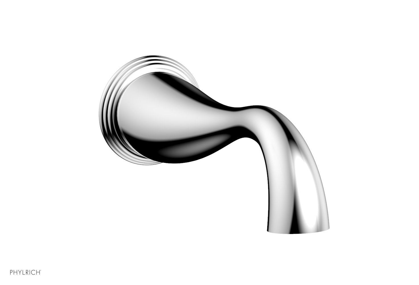 polished chrome spout