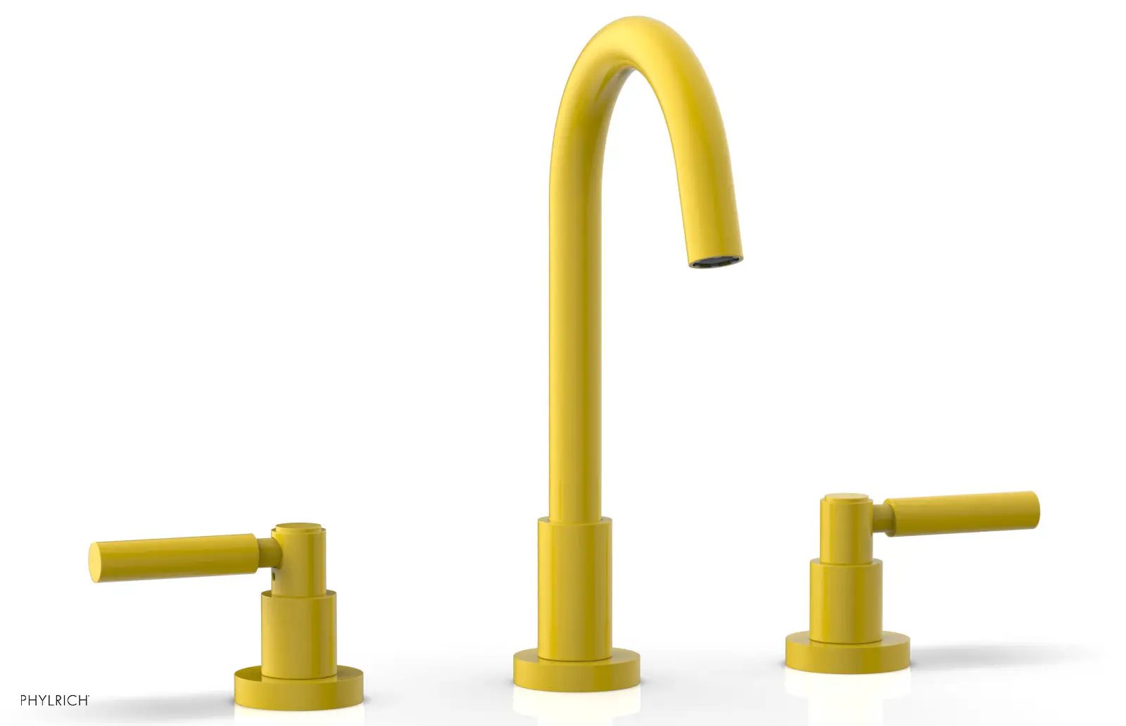 Phylrich BASIC Widespread Faucet, 10 1/2" High Spout, Lever Handles by Phylrich