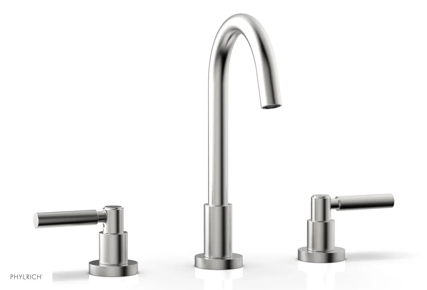 Phylrich BASIC Widespread Faucet, 10 1/2" High Spout, Lever Handles by Phylrich