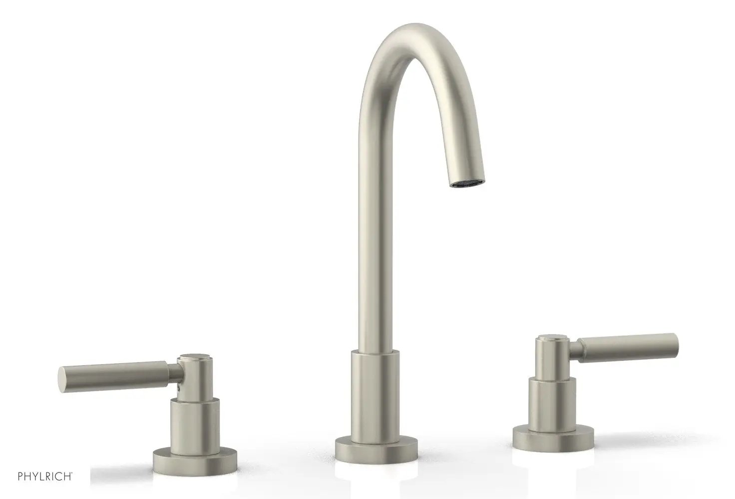 Phylrich BASIC Widespread Faucet, 10 1/2" High Spout, Lever Handles by Phylrich