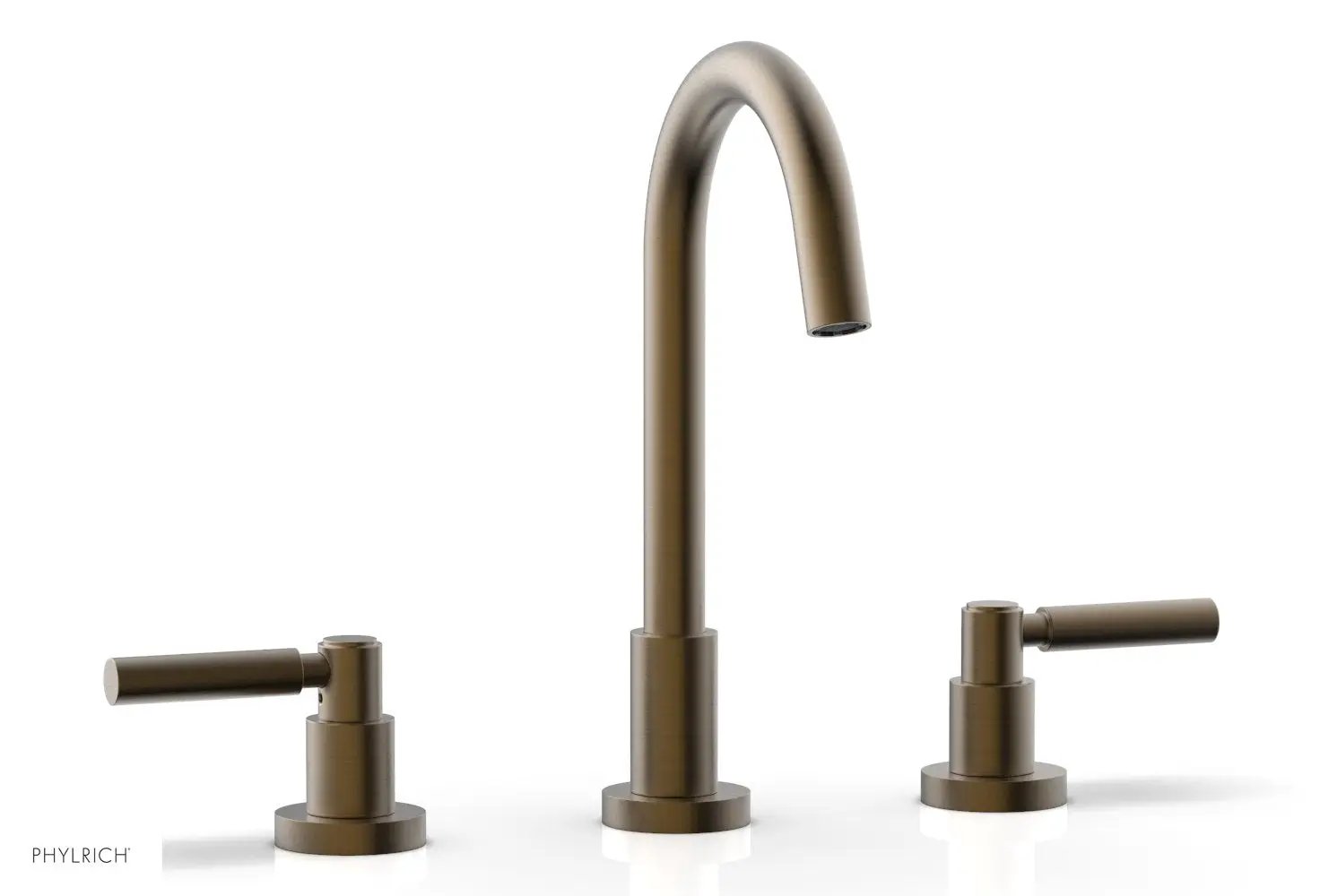 Phylrich BASIC Widespread Faucet, 10 1/2" High Spout, Lever Handles by Phylrich