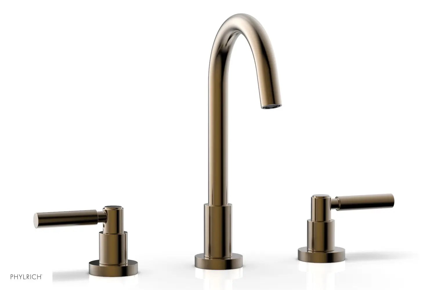 Phylrich BASIC Widespread Faucet, 10 1/2" High Spout, Lever Handles by Phylrich