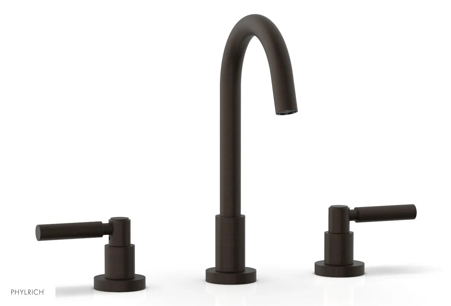 Phylrich BASIC Widespread Faucet, 10 1/2" High Spout, Lever Handles by Phylrich