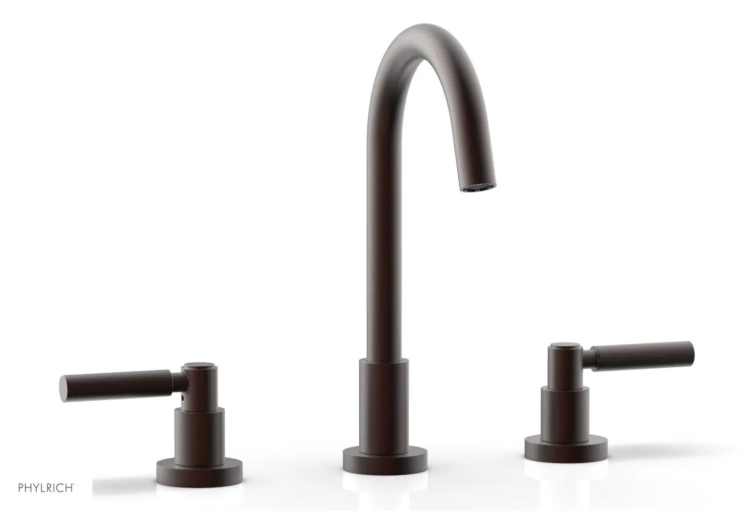 Phylrich BASIC Widespread Faucet, 10 1/2" High Spout, Lever Handles by Phylrich