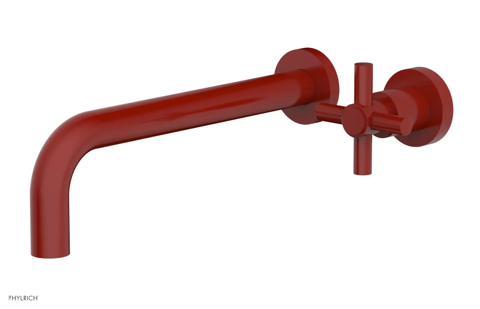Phylrich BASIC 10" Single Handle Wall Lavatory Set - Cross Handle by Phylrich