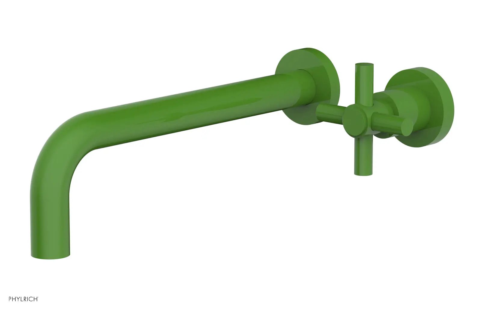Phylrich BASIC 10" Single Handle Wall Lavatory Set - Cross Handle by Phylrich