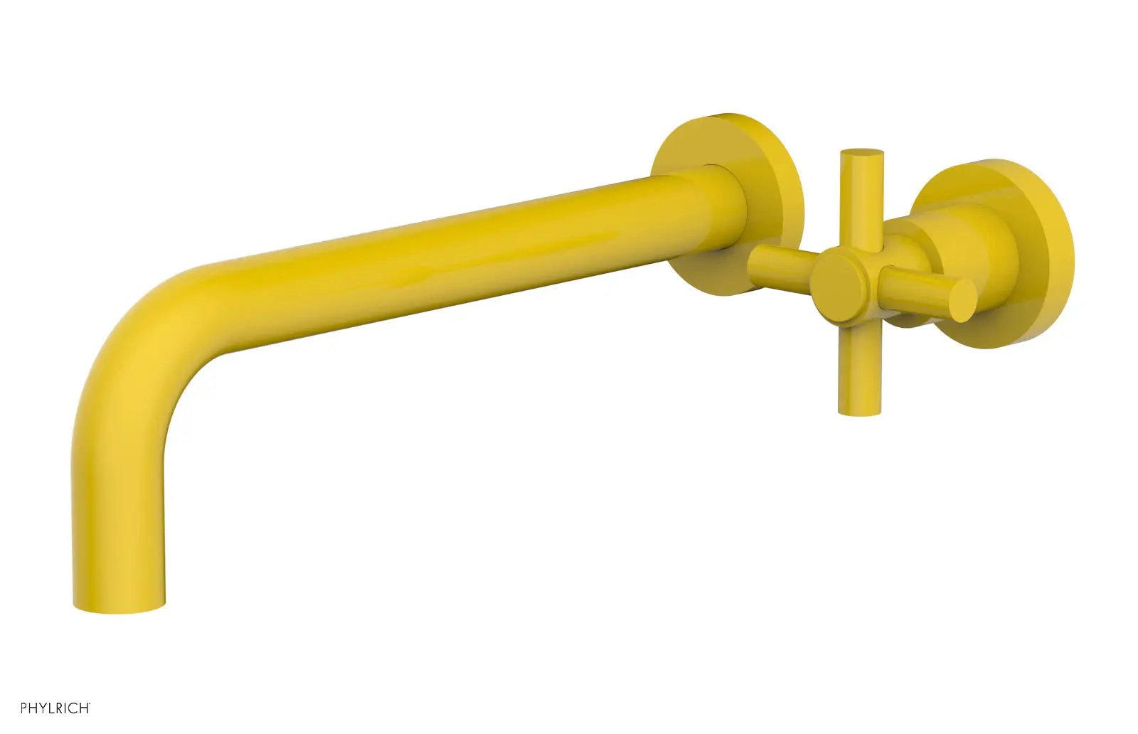Phylrich BASIC 10" Single Handle Wall Lavatory Set - Cross Handle by Phylrich