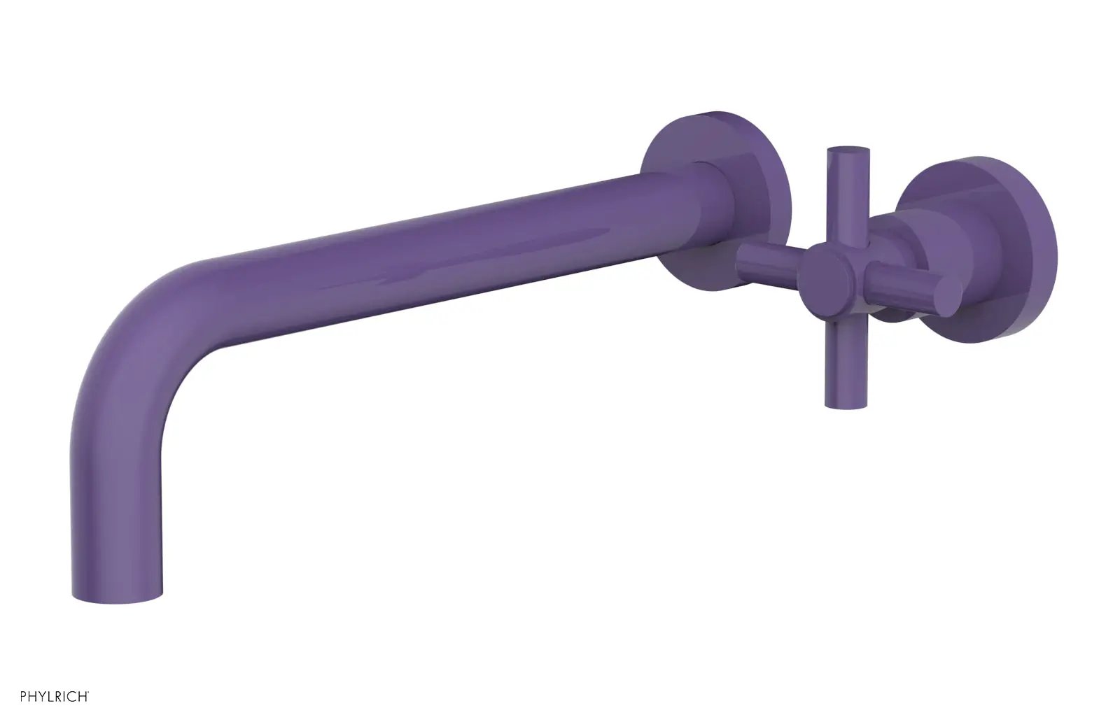 Phylrich BASIC 10" Single Handle Wall Lavatory Set - Cross Handle by Phylrich