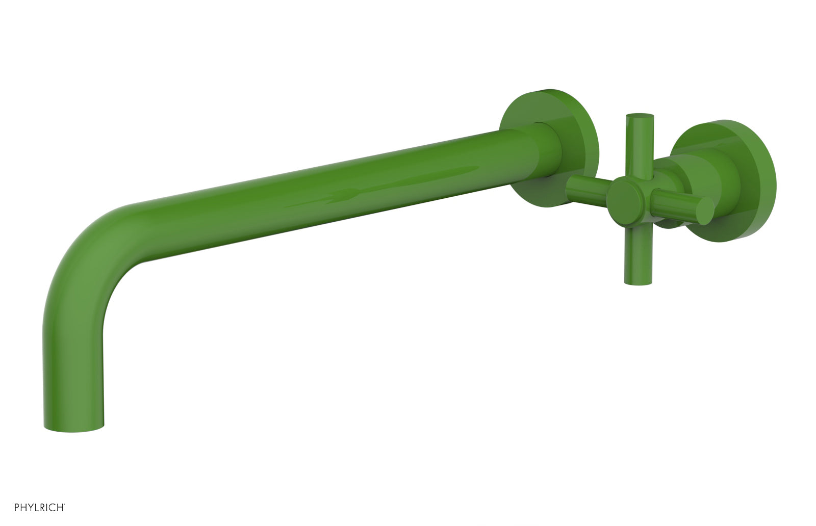 Phylrich BASIC 12" Single Handle Wall Lavatory Set - Cross Handle by Phylrich
