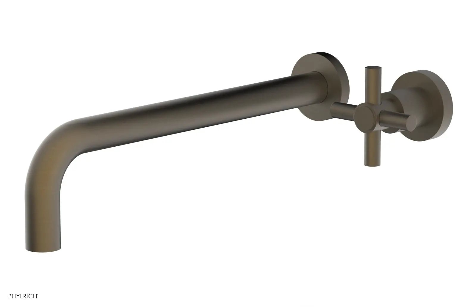 Phylrich BASIC 12" Single Handle Wall Lavatory Set - Cross Handle by Phylrich