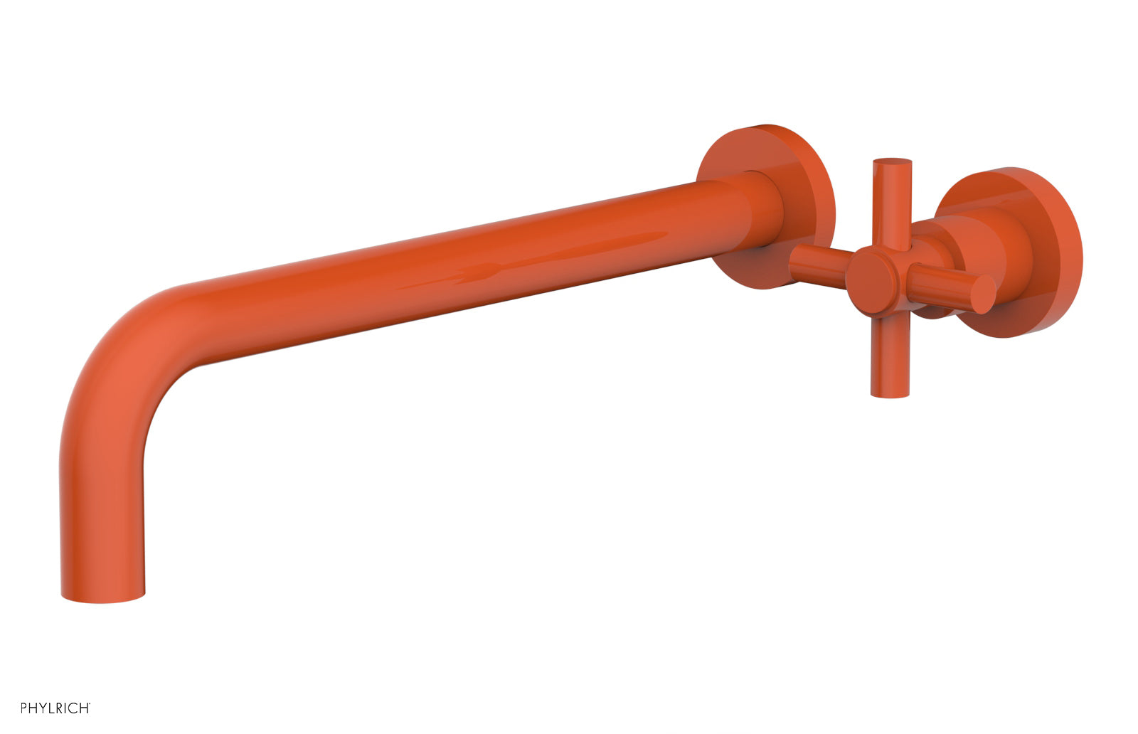 Phylrich BASIC 12" Single Handle Wall Lavatory Set - Cross Handle by Phylrich