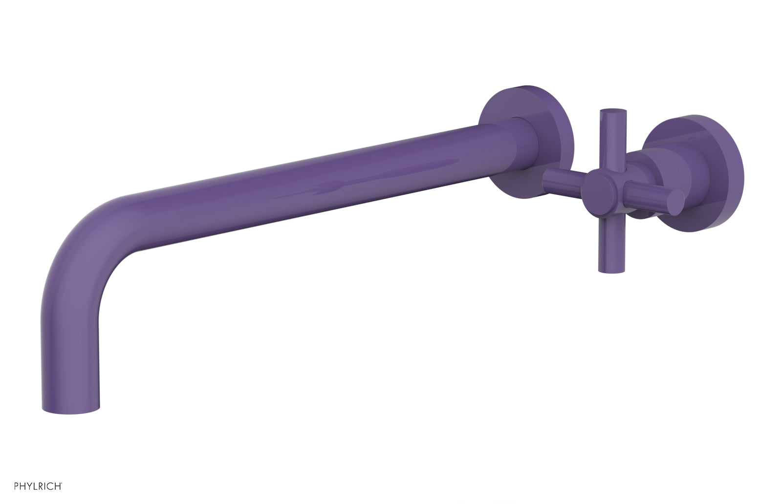 Phylrich BASIC 12" Single Handle Wall Lavatory Set - Cross Handle by Phylrich