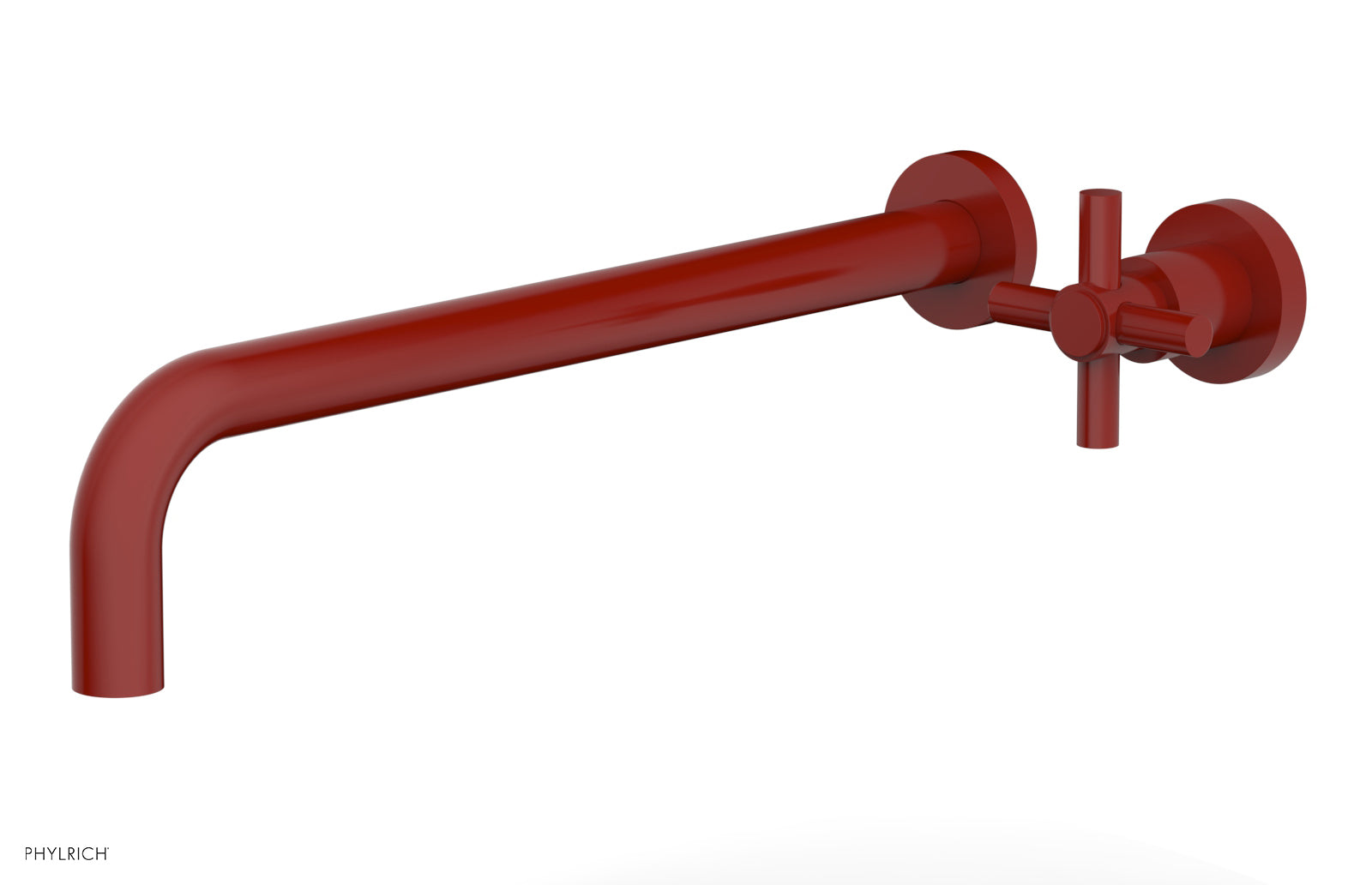 Phylrich BASIC 14" Single Handle Wall Lavatory Set - Cross Handle by Phylrich
