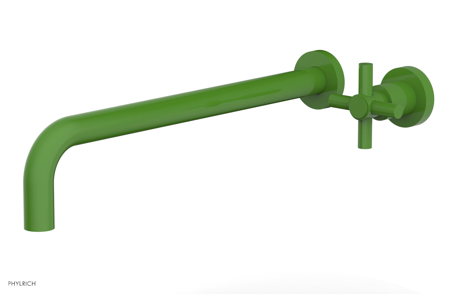 Phylrich BASIC 14" Single Handle Wall Lavatory Set - Cross Handle by Phylrich