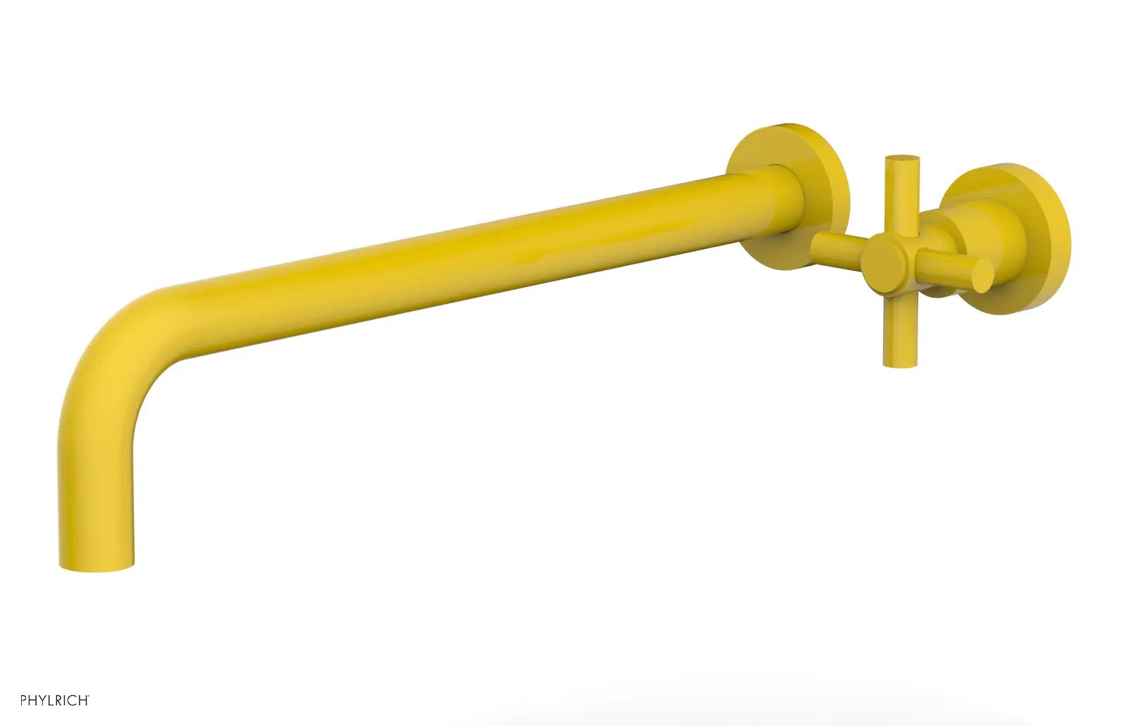 Phylrich BASIC 14" Single Handle Wall Lavatory Set - Cross Handle by Phylrich