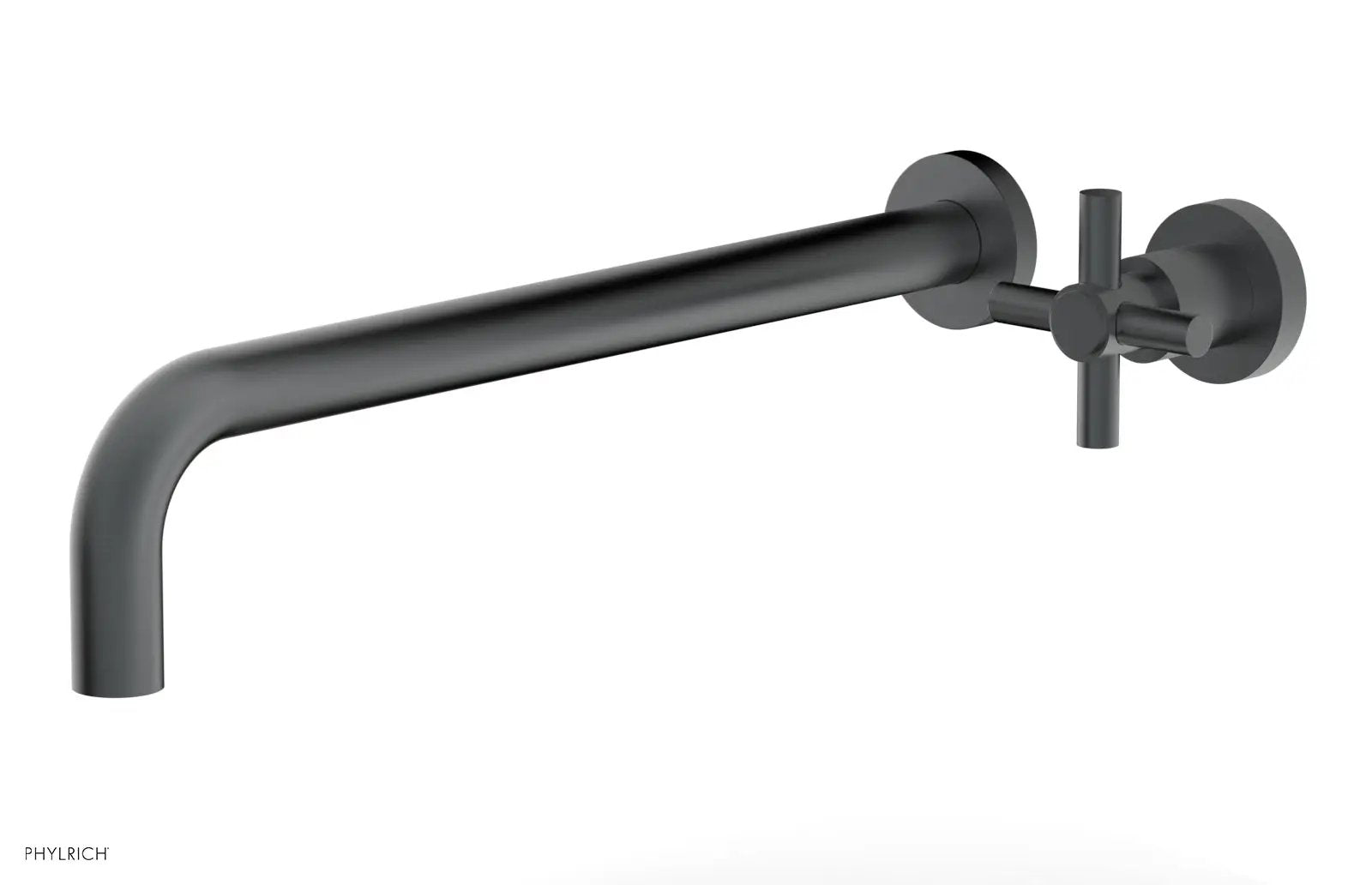 Phylrich BASIC 14" Single Handle Wall Lavatory Set - Cross Handle by Phylrich