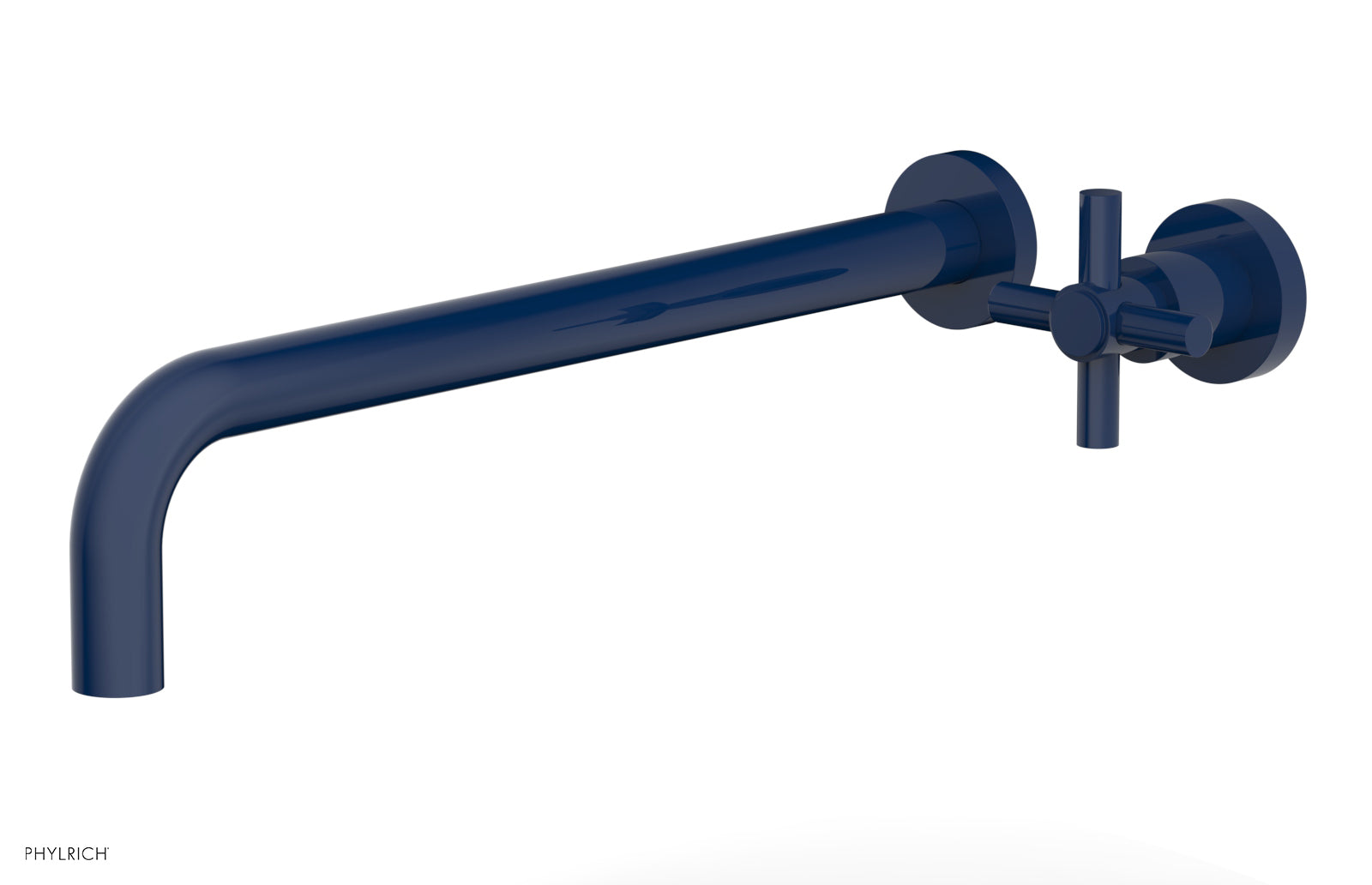 Phylrich BASIC 14" Single Handle Wall Lavatory Set - Cross Handle by Phylrich