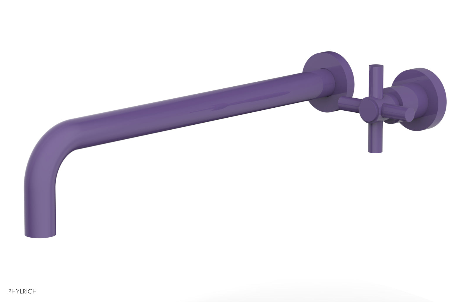 Phylrich BASIC 14" Single Handle Wall Lavatory Set - Cross Handle by Phylrich