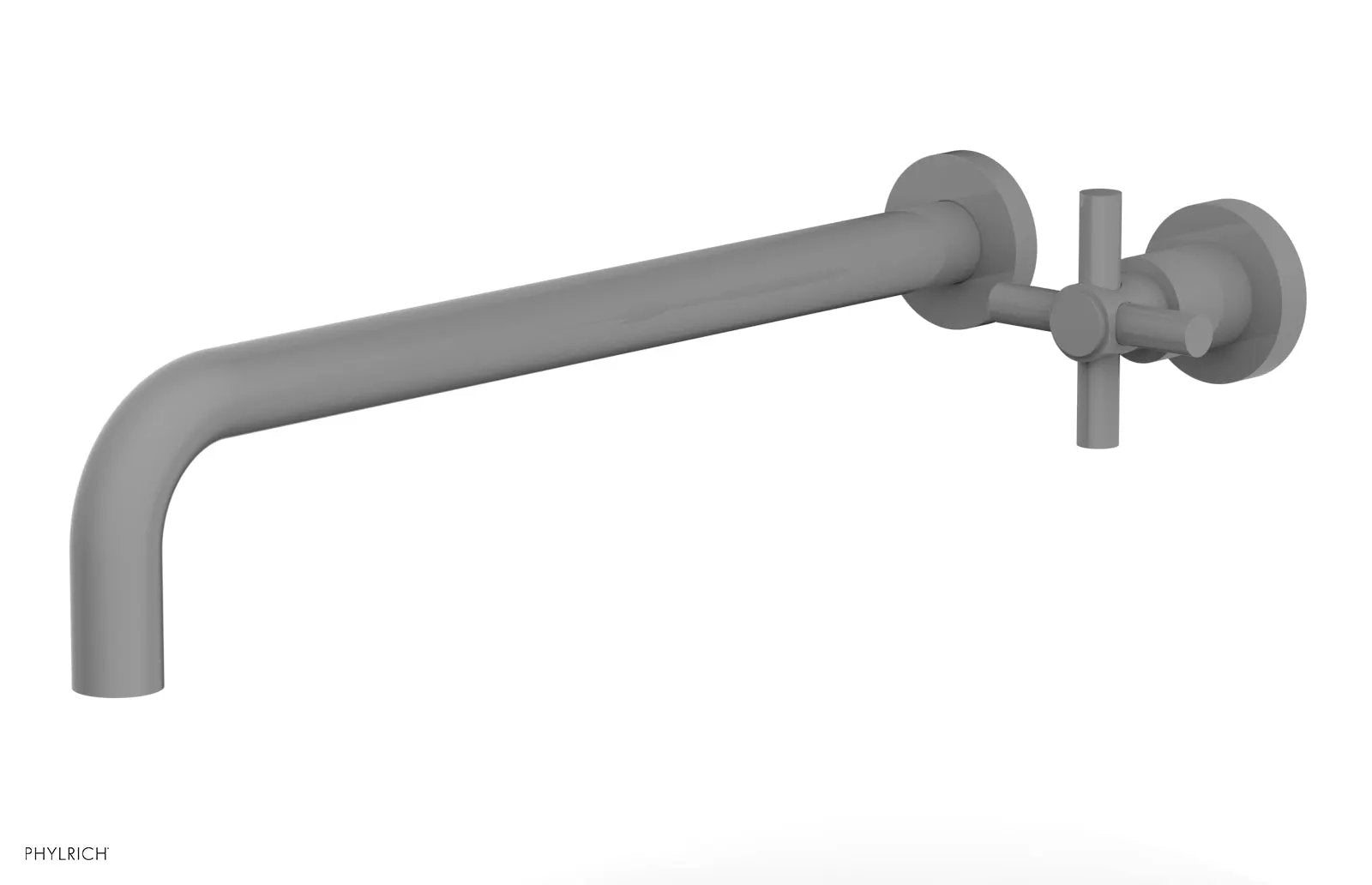 Phylrich BASIC 14" Single Handle Wall Lavatory Set - Cross Handle by Phylrich