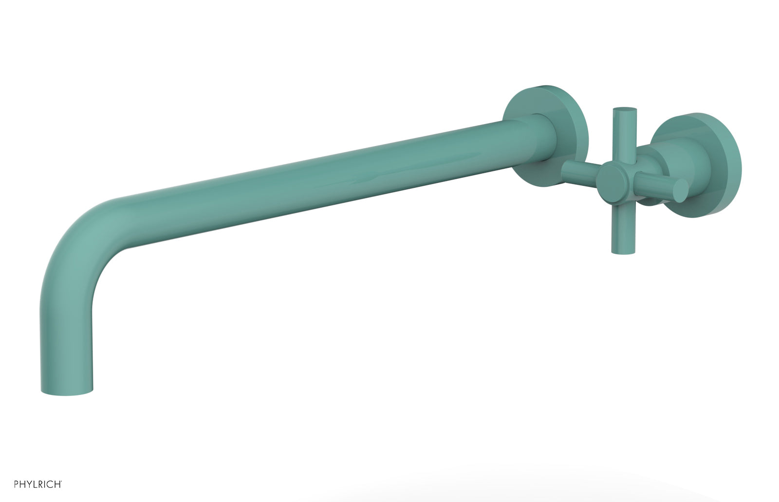 Phylrich BASIC 14" Single Handle Wall Lavatory Set - Cross Handle by Phylrich
