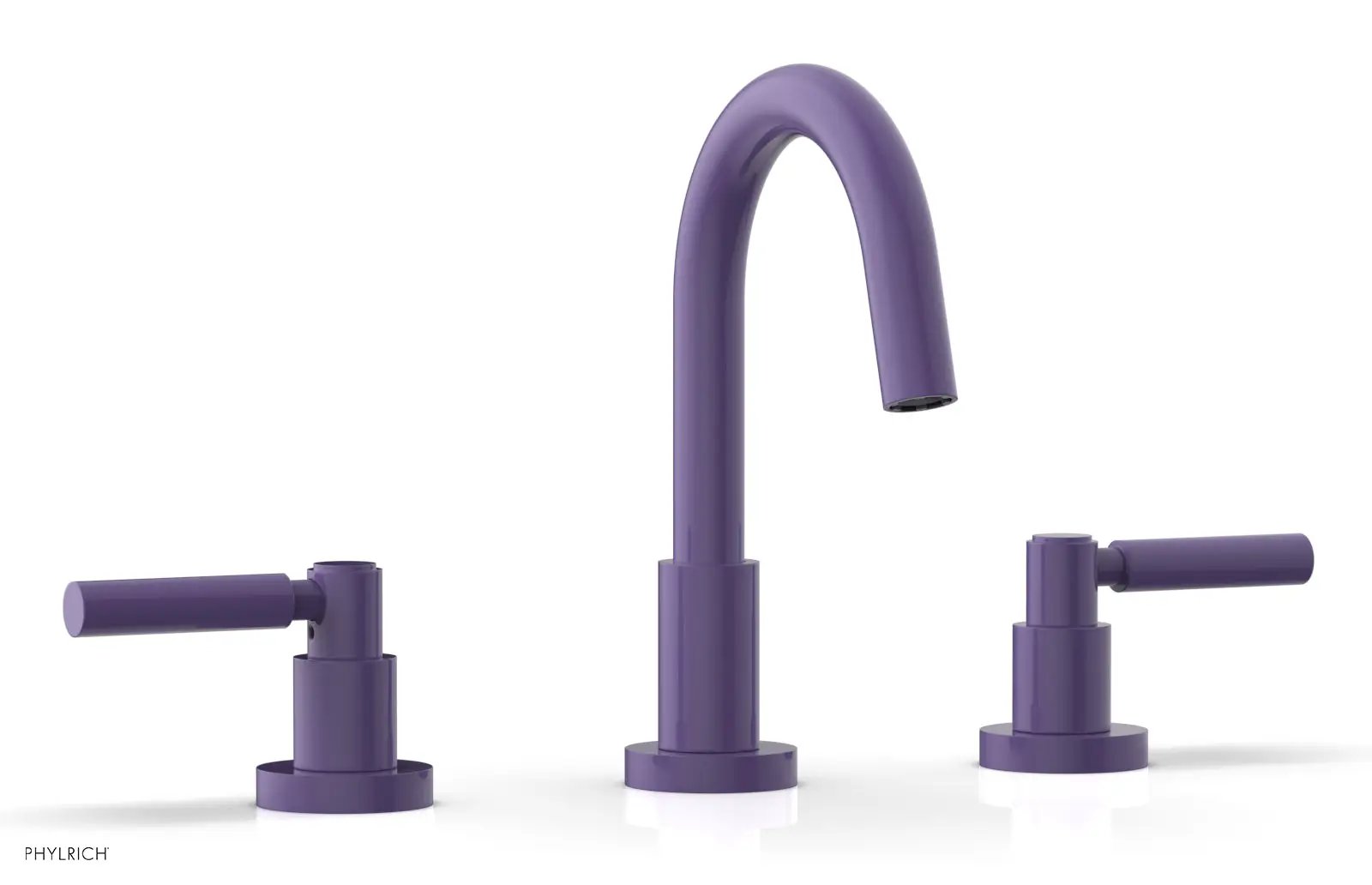 Phylrich BASIC Widespread Faucet, 8 1/2" High Spout, Lever Handles by Phylrich