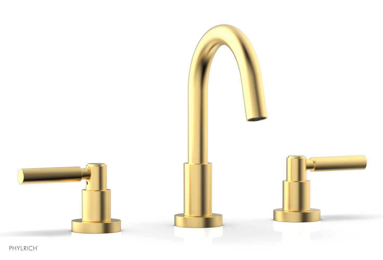 Phylrich BASIC Widespread Faucet, 8 1/2" High Spout, Lever Handles by Phylrich