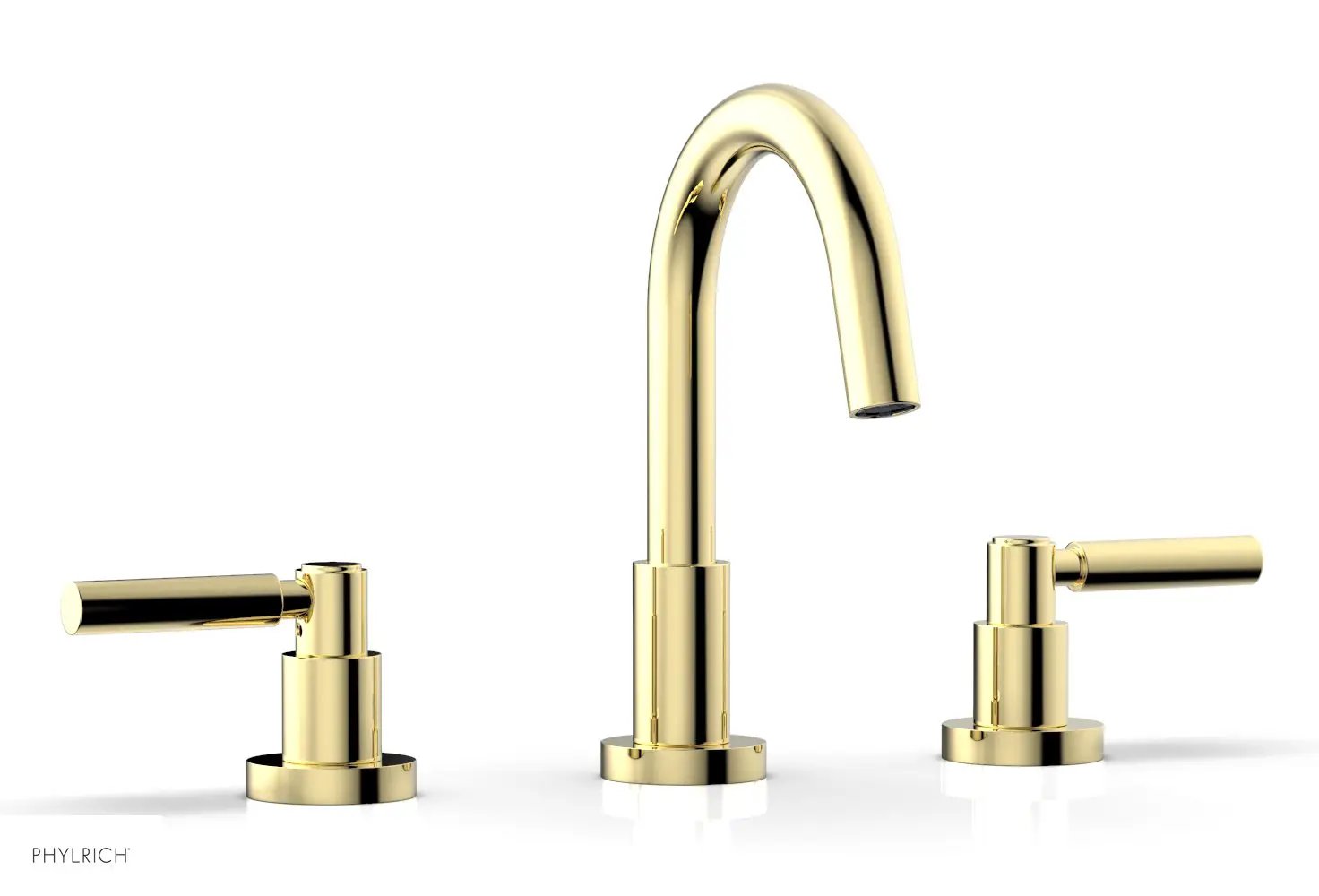 Phylrich BASIC Widespread Faucet, 8 1/2" High Spout, Lever Handles by Phylrich