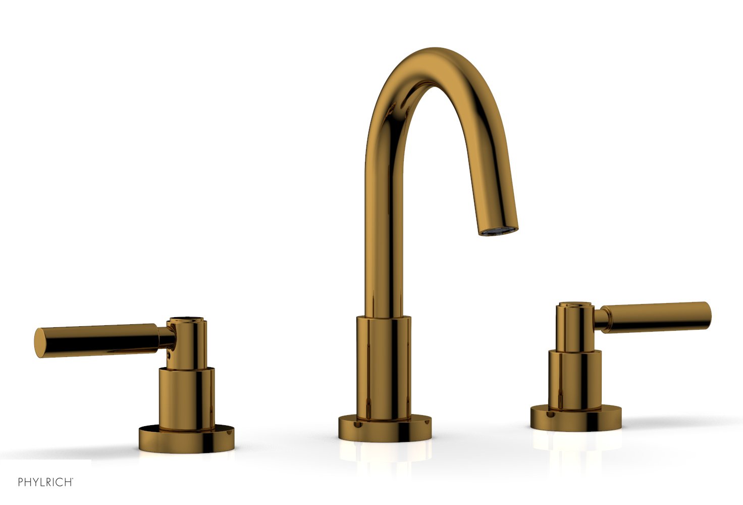 Phylrich BASIC Widespread Faucet, 8 1/2" High Spout, Lever Handles