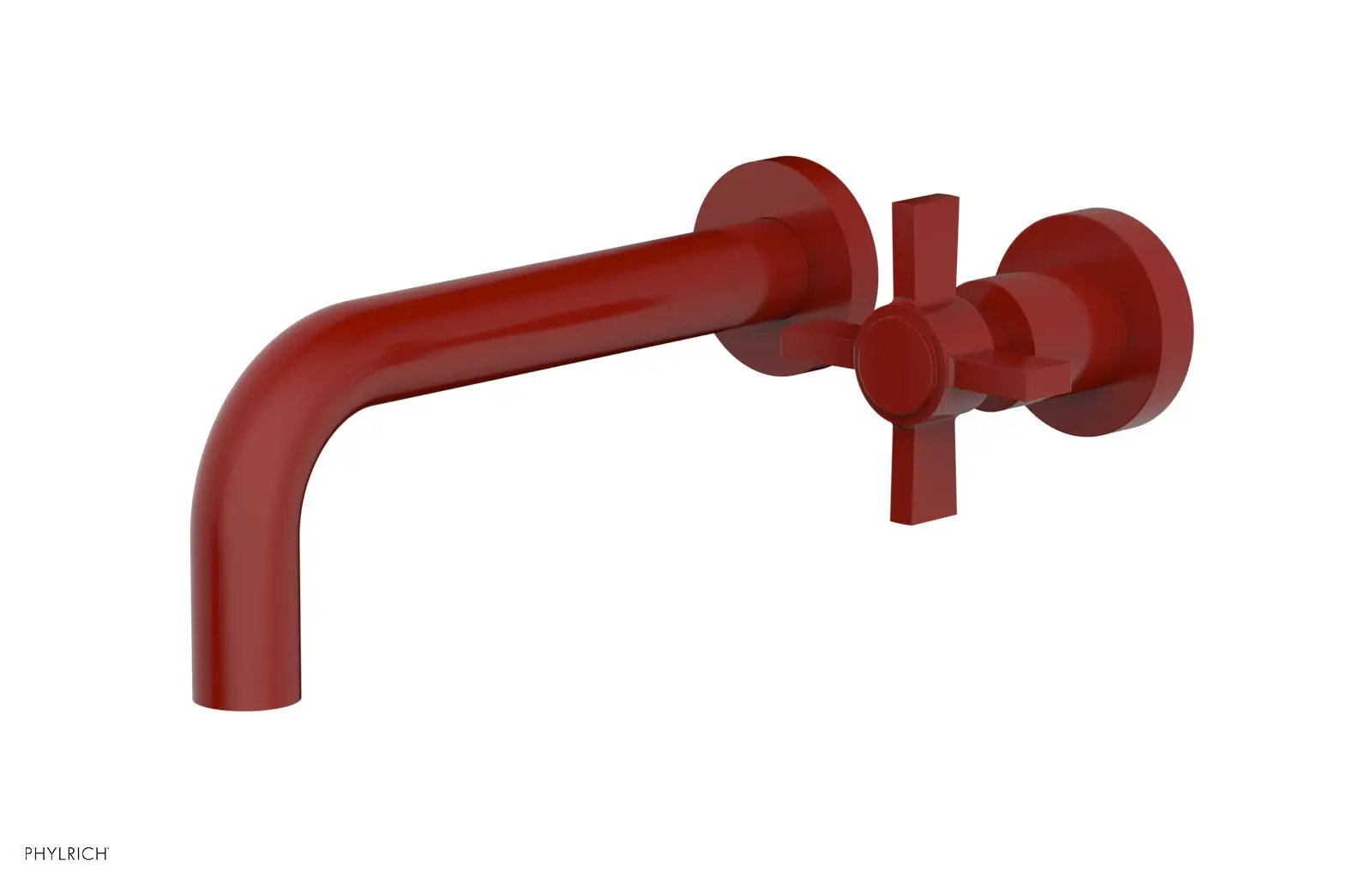 Phylrich BASIC Single Handle Wall Lavatory Set - Cross Handle by Phylrich