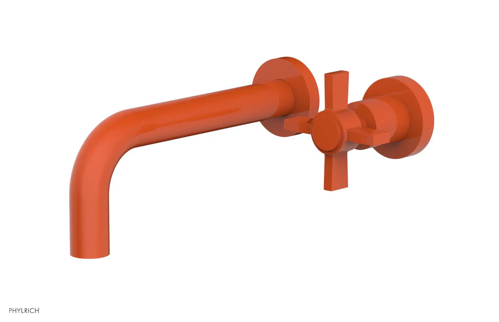Phylrich BASIC Single Handle Wall Lavatory Set - Cross Handle by Phylrich