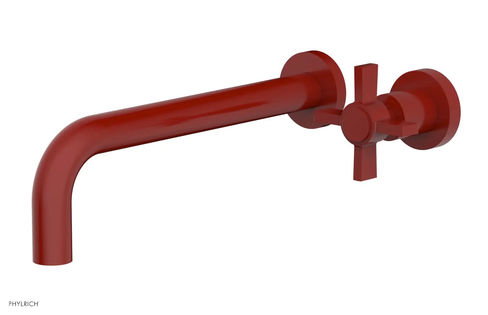 Phylrich BASIC 10" Single Handle Wall Lavatory Set - Cross Handle by Phylrich
