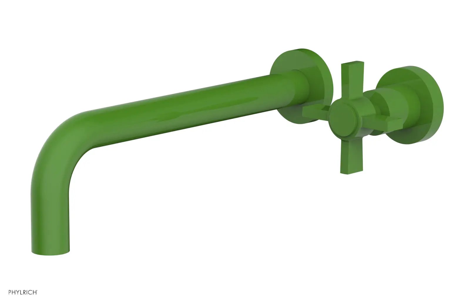 Phylrich BASIC 10" Single Handle Wall Lavatory Set - Cross Handle by Phylrich