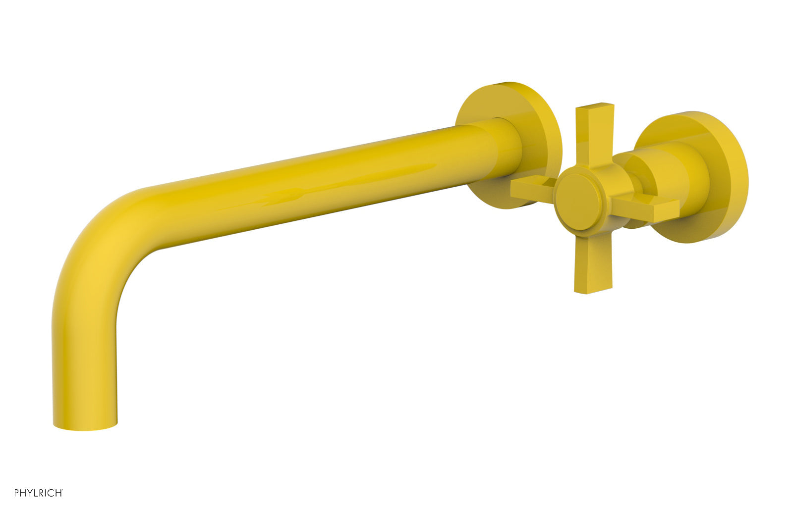 Phylrich BASIC 10" Single Handle Wall Lavatory Set - Cross Handle