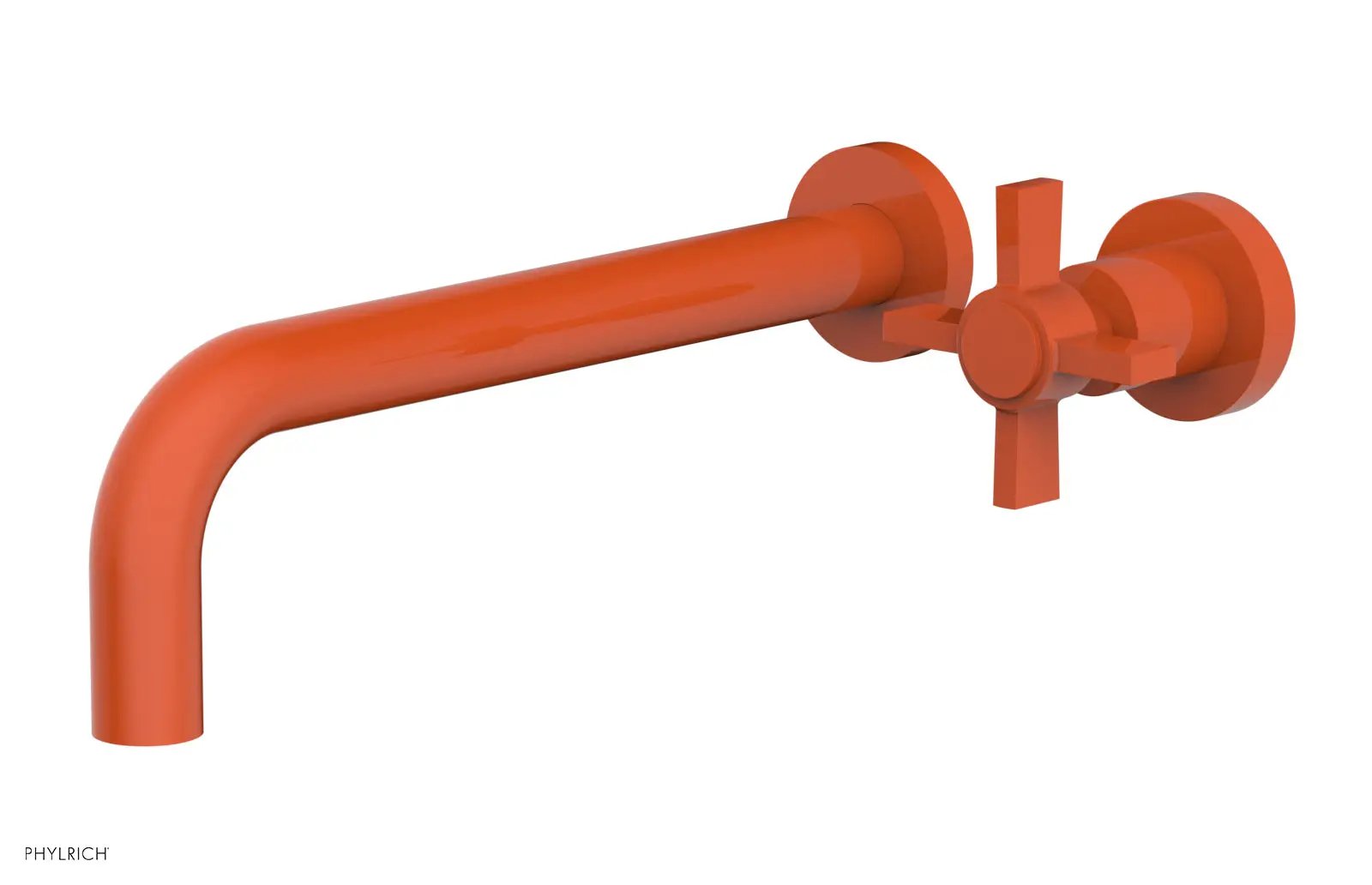 Phylrich BASIC 10" Single Handle Wall Lavatory Set - Cross Handle by Phylrich