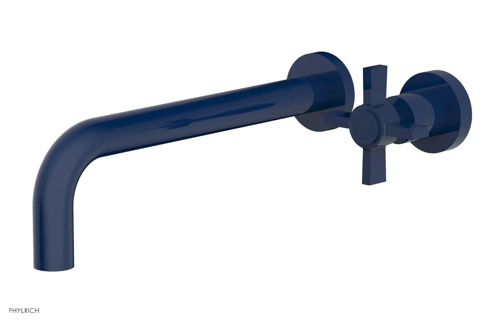 Phylrich BASIC 10" Single Handle Wall Lavatory Set - Cross Handle by Phylrich