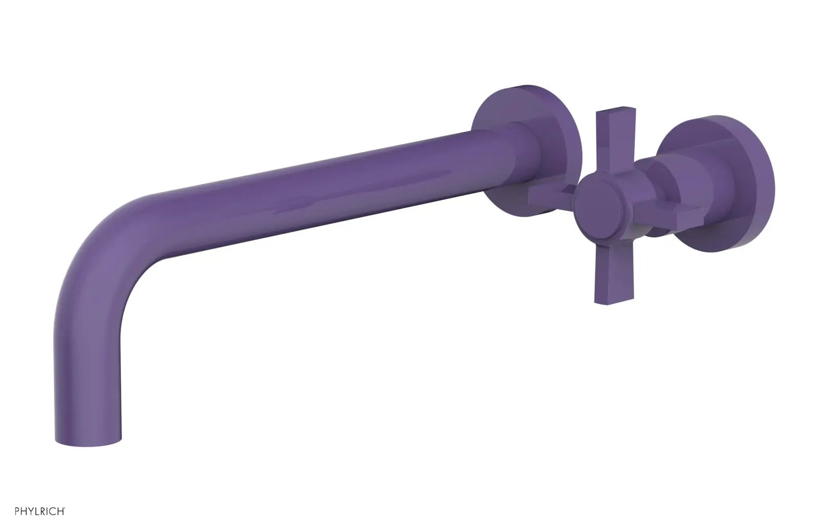 Phylrich BASIC 10" Single Handle Wall Lavatory Set - Cross Handle by Phylrich