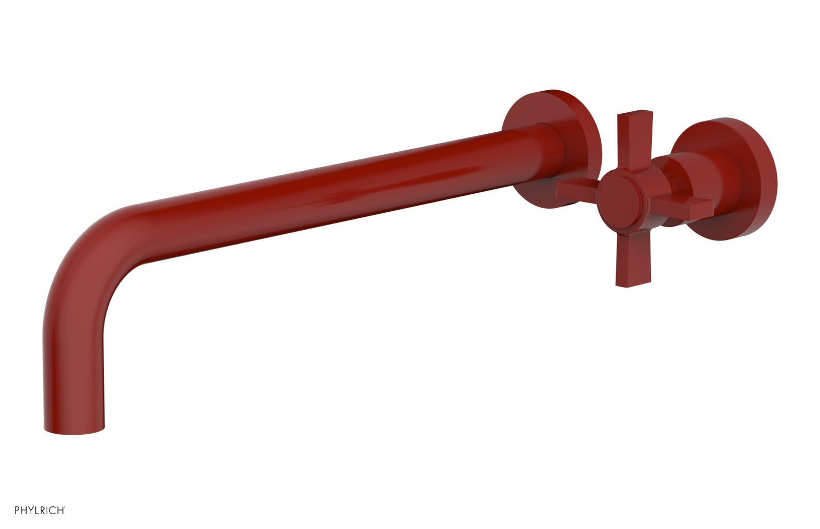 Phylrich BASIC 12" Single Handle Wall Lavatory Set - Cross Handle by Phylrich