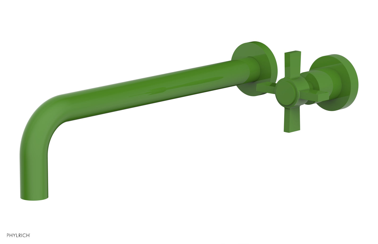 Phylrich BASIC 12" Single Handle Wall Lavatory Set - Cross Handle by Phylrich