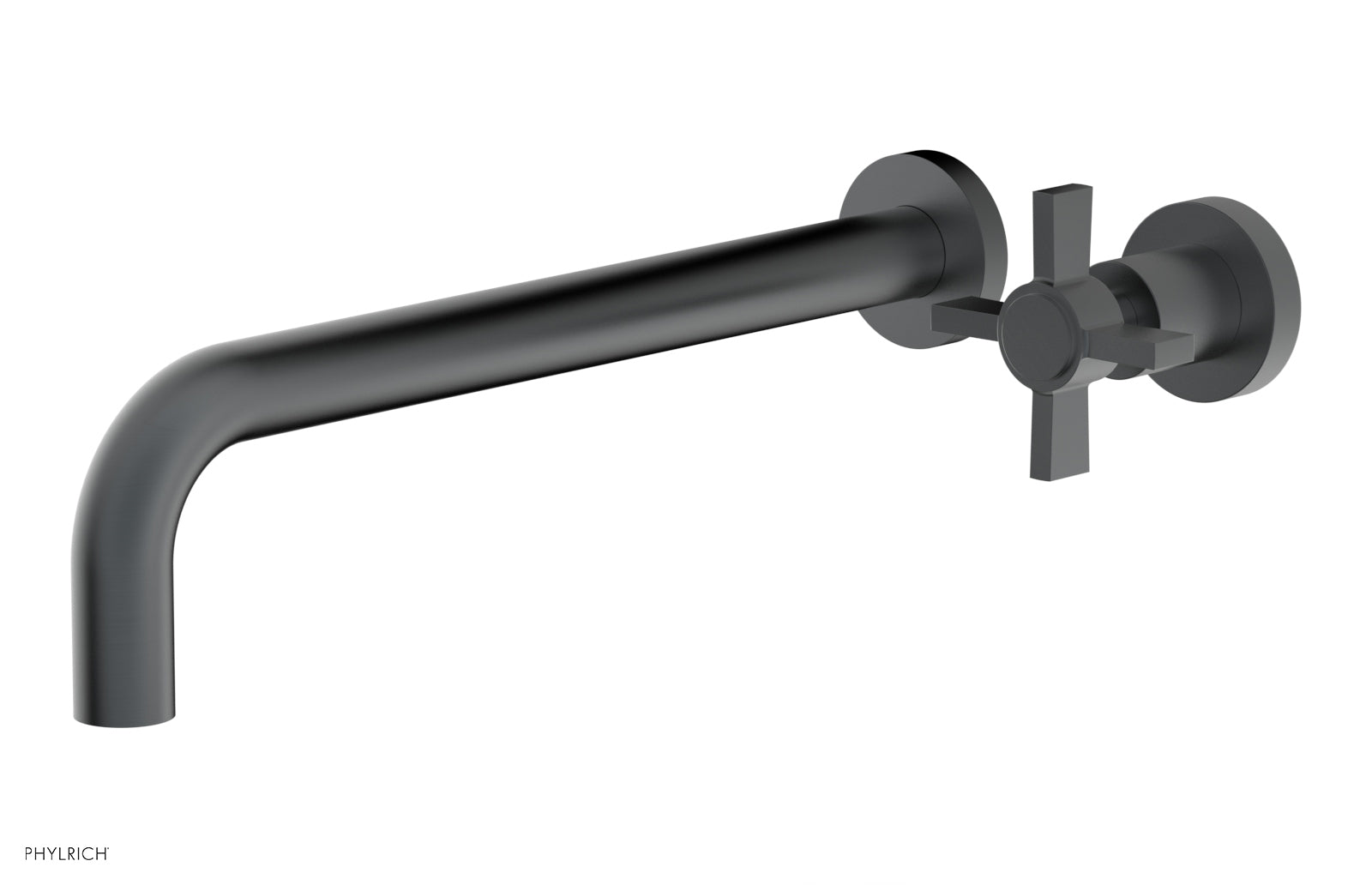 Phylrich BASIC 12" Single Handle Wall Lavatory Set - Cross Handle by Phylrich
