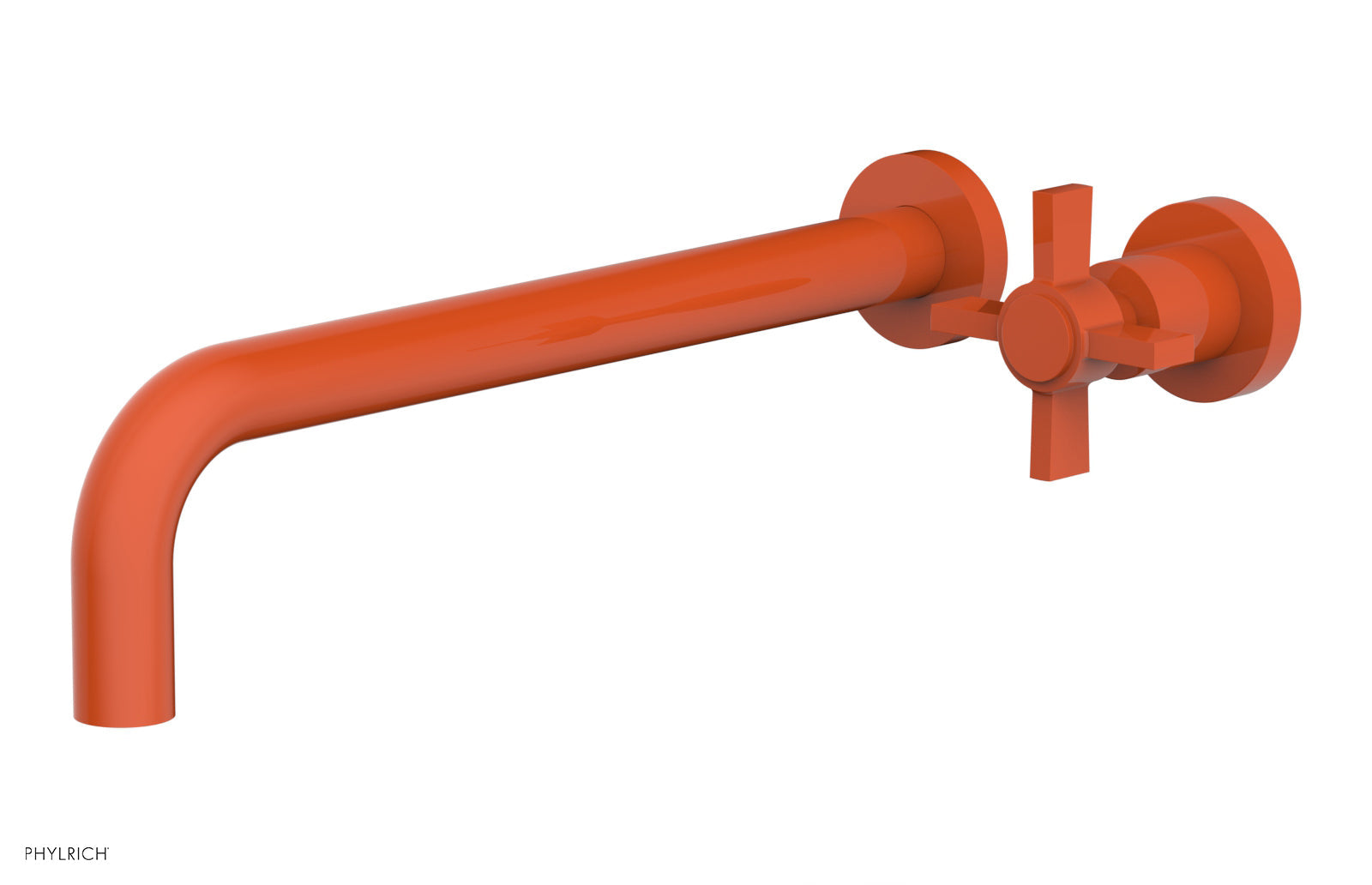 Phylrich BASIC 12" Single Handle Wall Lavatory Set - Cross Handle by Phylrich