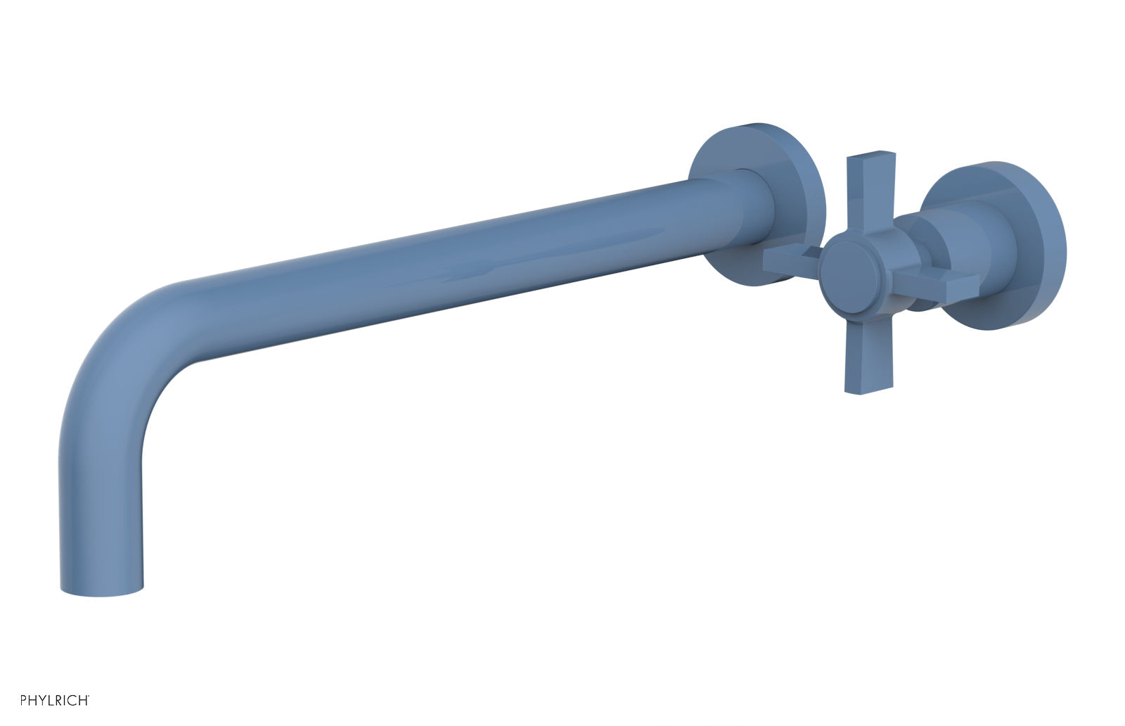 Phylrich BASIC 12" Single Handle Wall Lavatory Set - Cross Handle