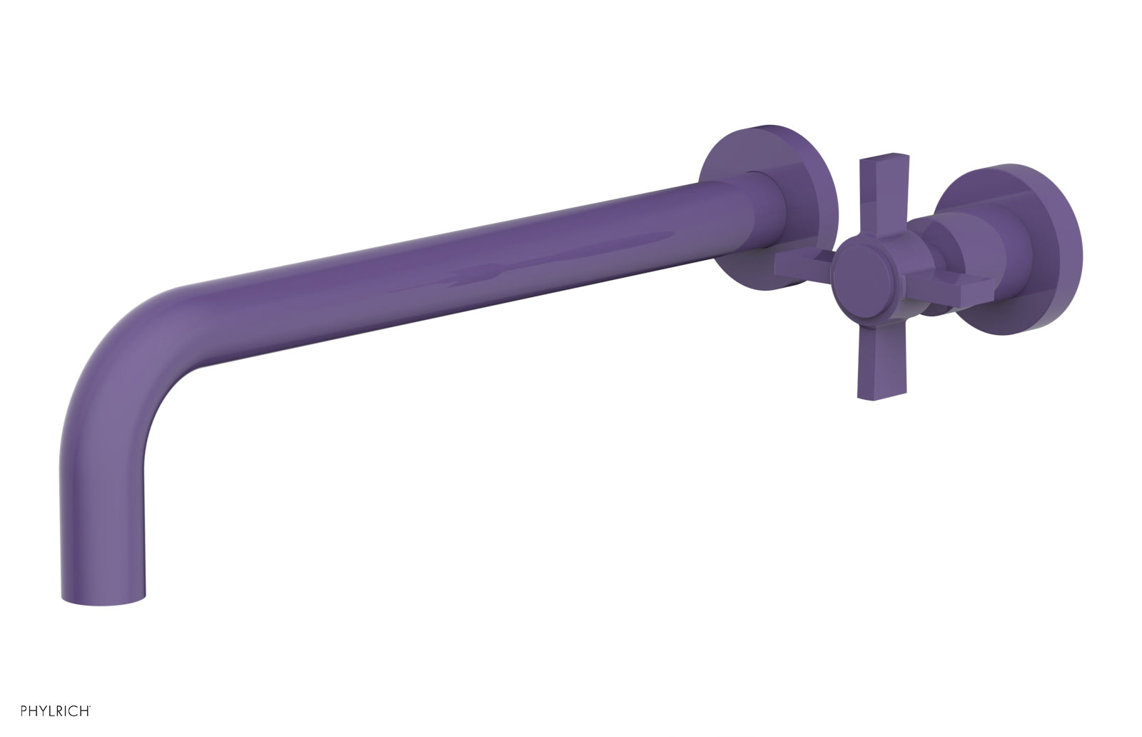 Phylrich BASIC 12" Single Handle Wall Lavatory Set - Cross Handle by Phylrich