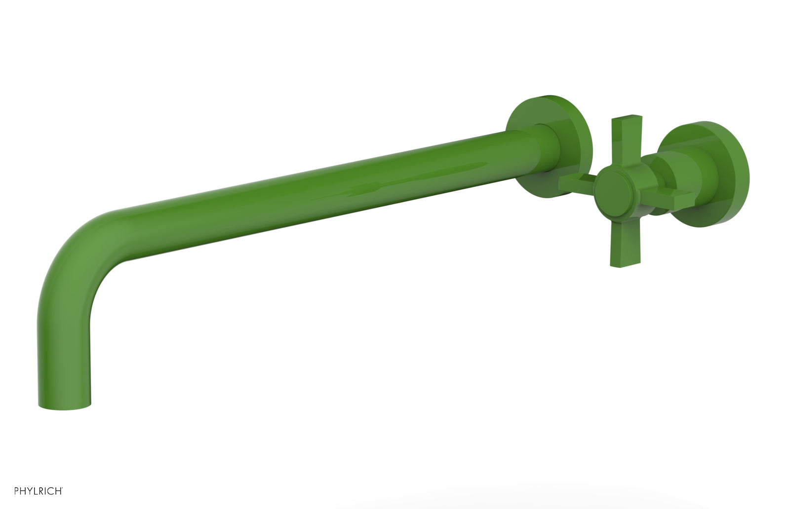 Phylrich BASIC 14" Single Handle Wall Lavatory Set - Cross Handle by Phylrich