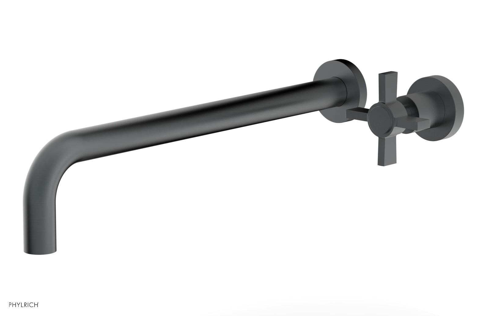 Phylrich BASIC 14" Single Handle Wall Lavatory Set - Cross Handle