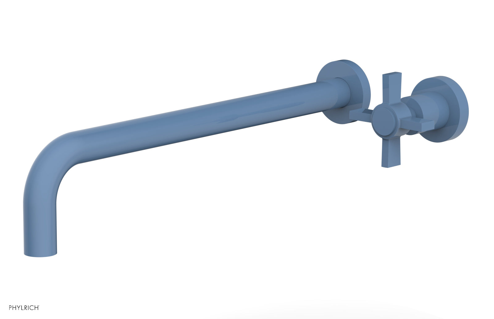 Phylrich BASIC 14" Single Handle Wall Lavatory Set - Cross Handle by Phylrich