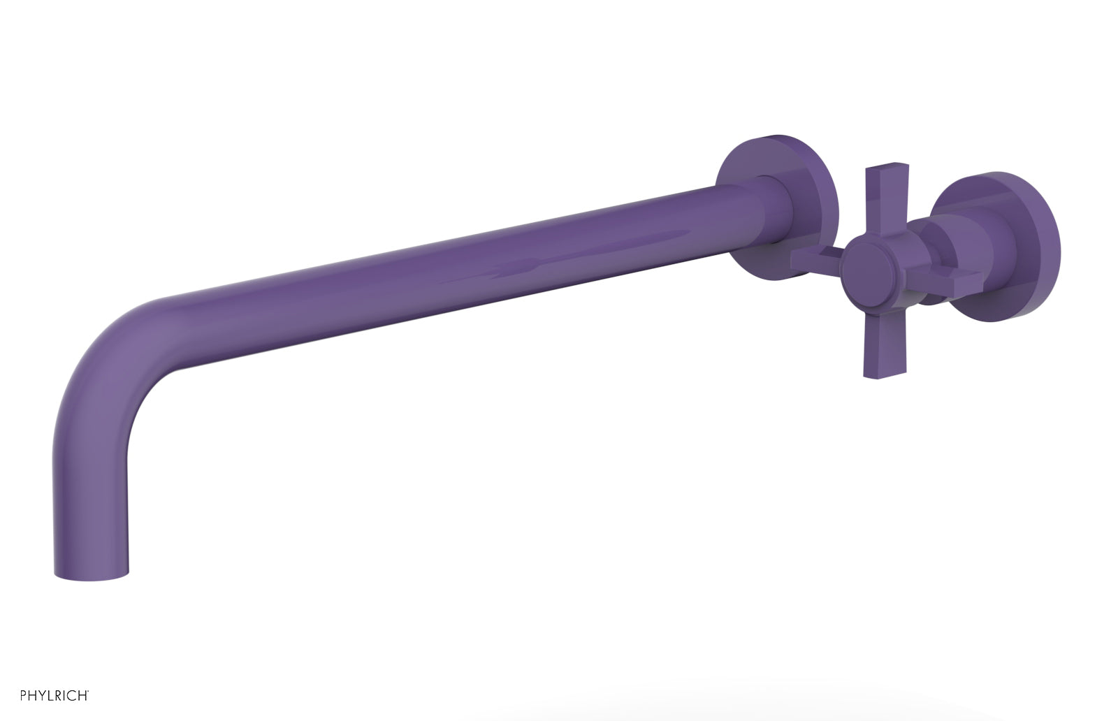 Phylrich BASIC 14" Single Handle Wall Lavatory Set - Cross Handle by Phylrich