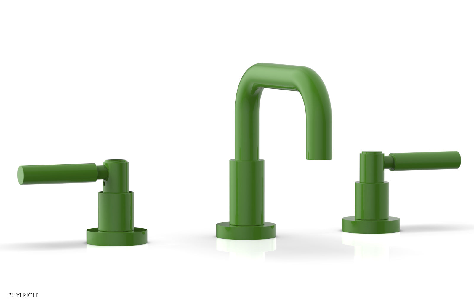 Phylrich BASIC Widespread Faucet, 6 3/8" High Spout, Lever Handles